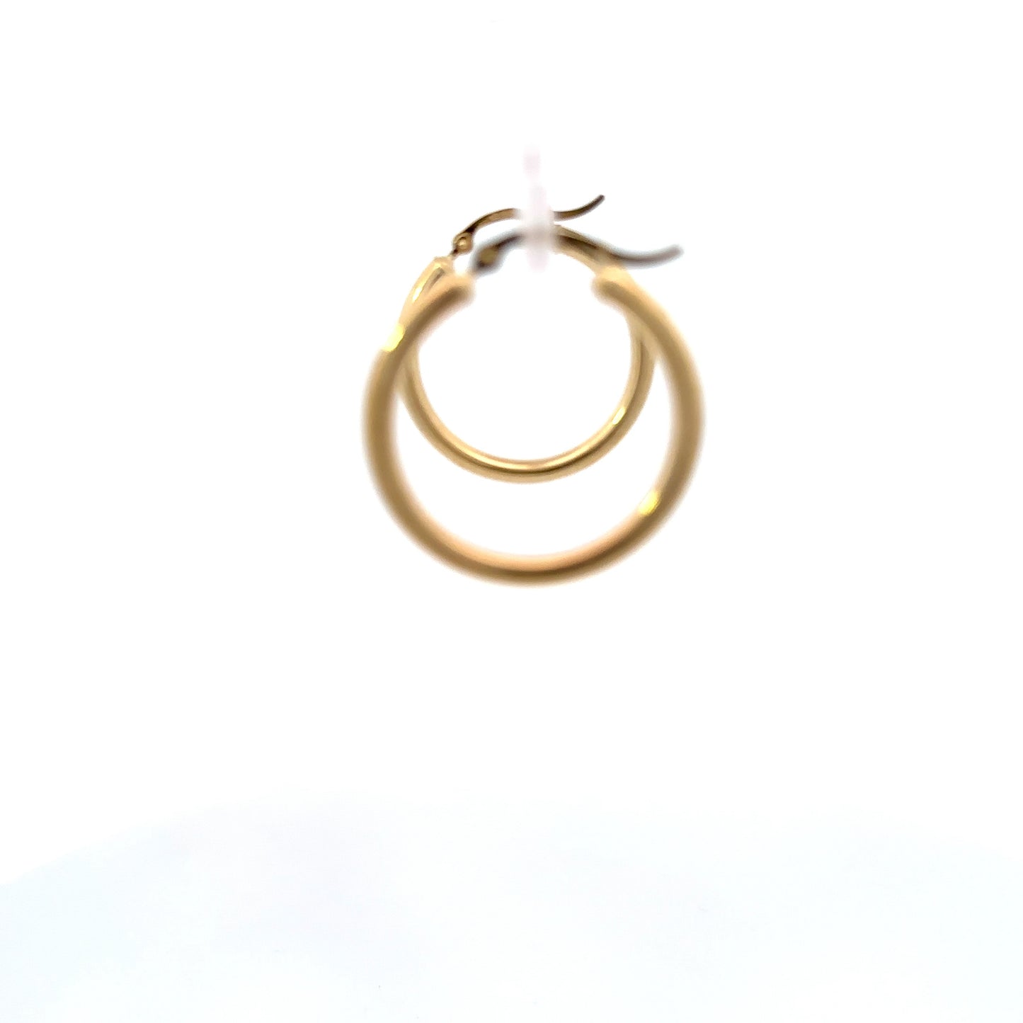 Pair of polished Hoops