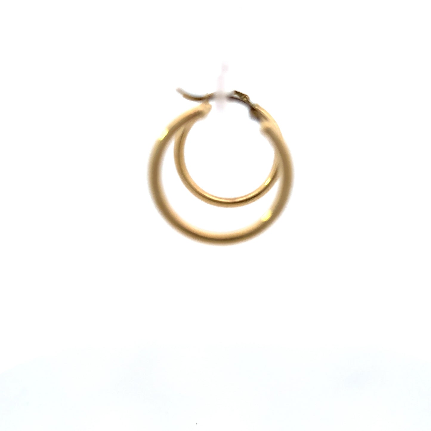 Pair of polished Hoops